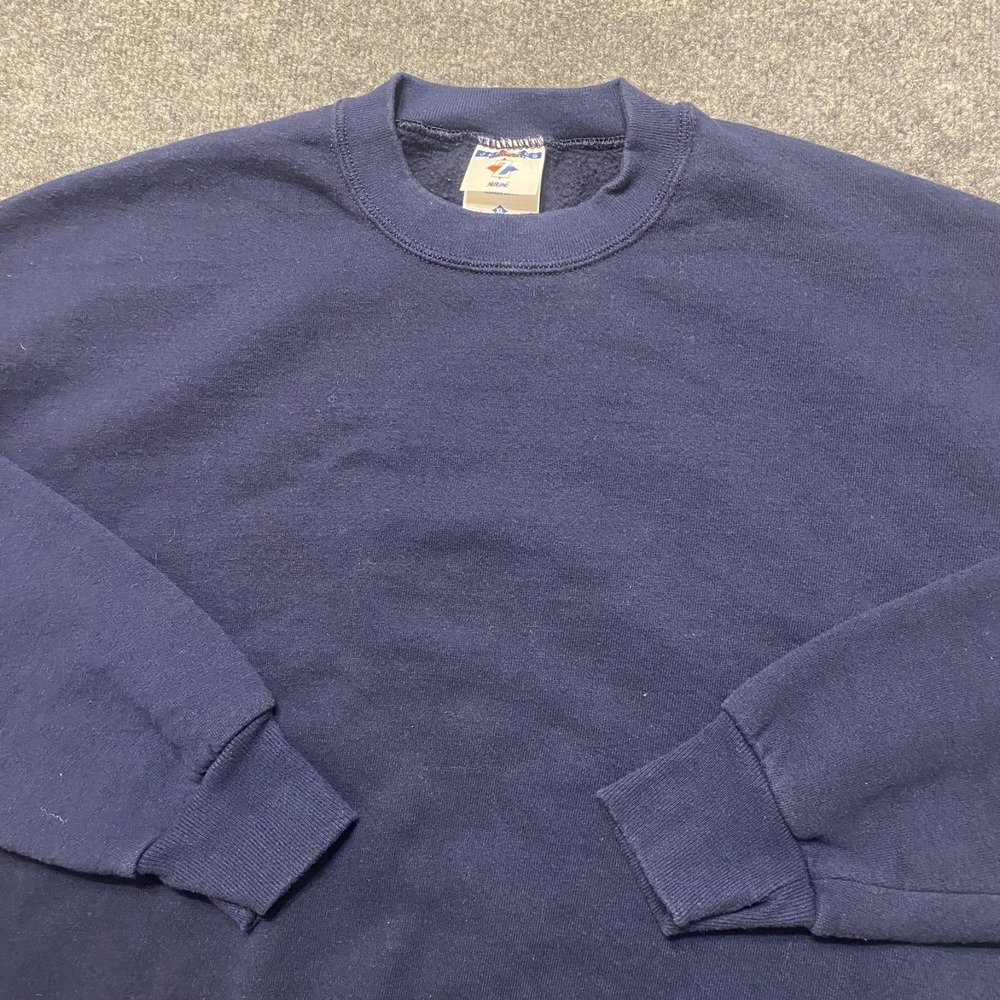 Vintage 90s JERZEES NUBLEND Crew Neck Pullover Sweatshirt Mens XL Made in USA - Picture 1 of 7